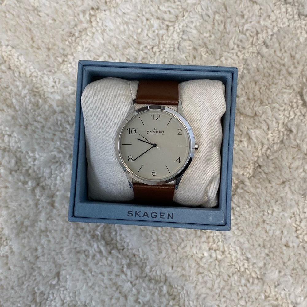 Skagen Leather watch